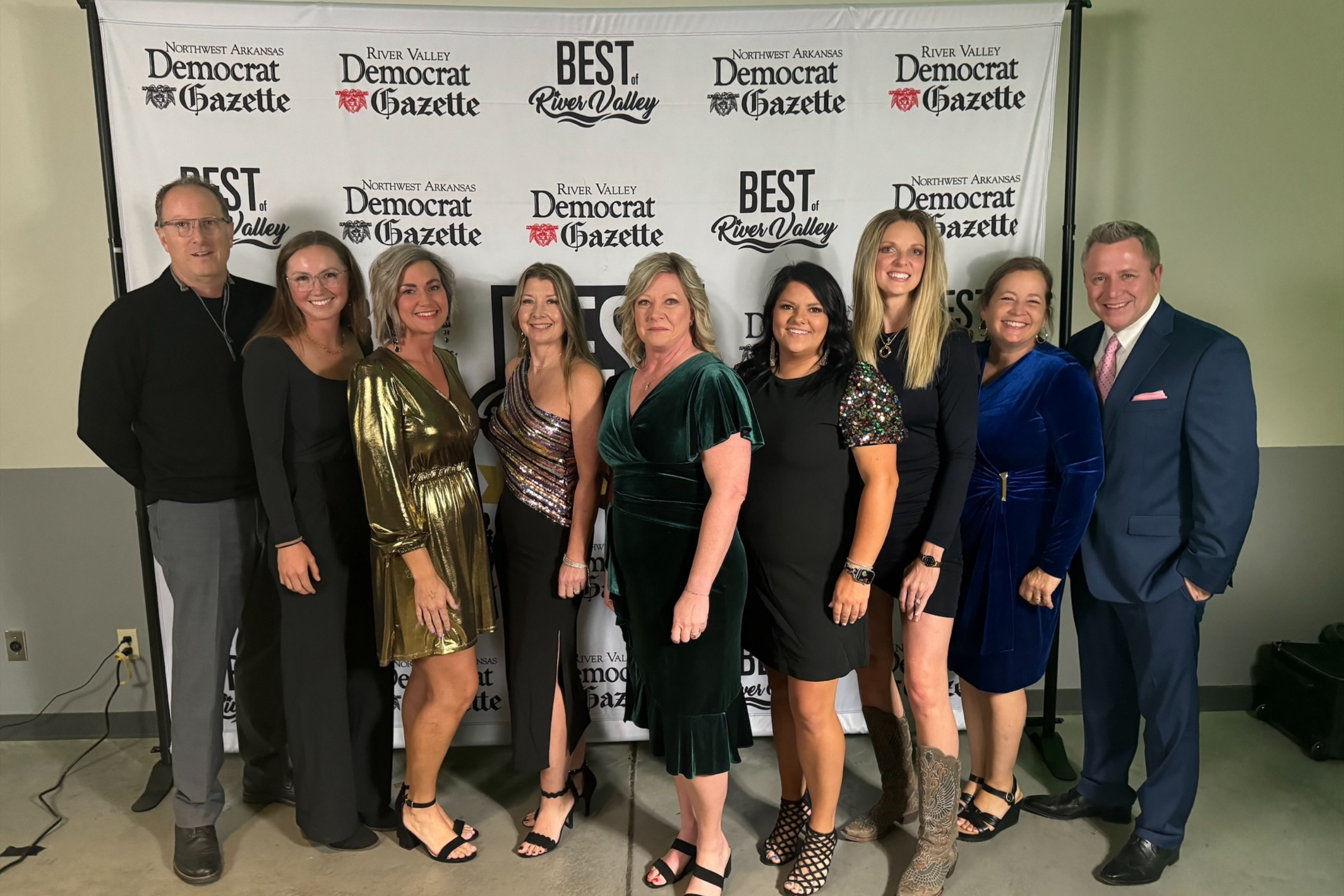 Fort Smith ER & Hospital staff at the Best of River Valley Awards